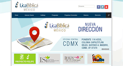 Desktop Screenshot of laligabiblica.org.mx